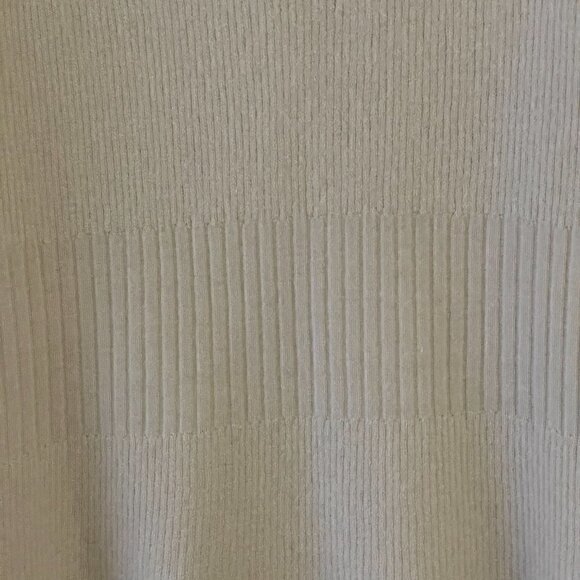 Bamford UK Knit Tank Top Cashmere Silk Scoop Neck Ribbed Waist Pullover Cream S - Picture 3 of 7